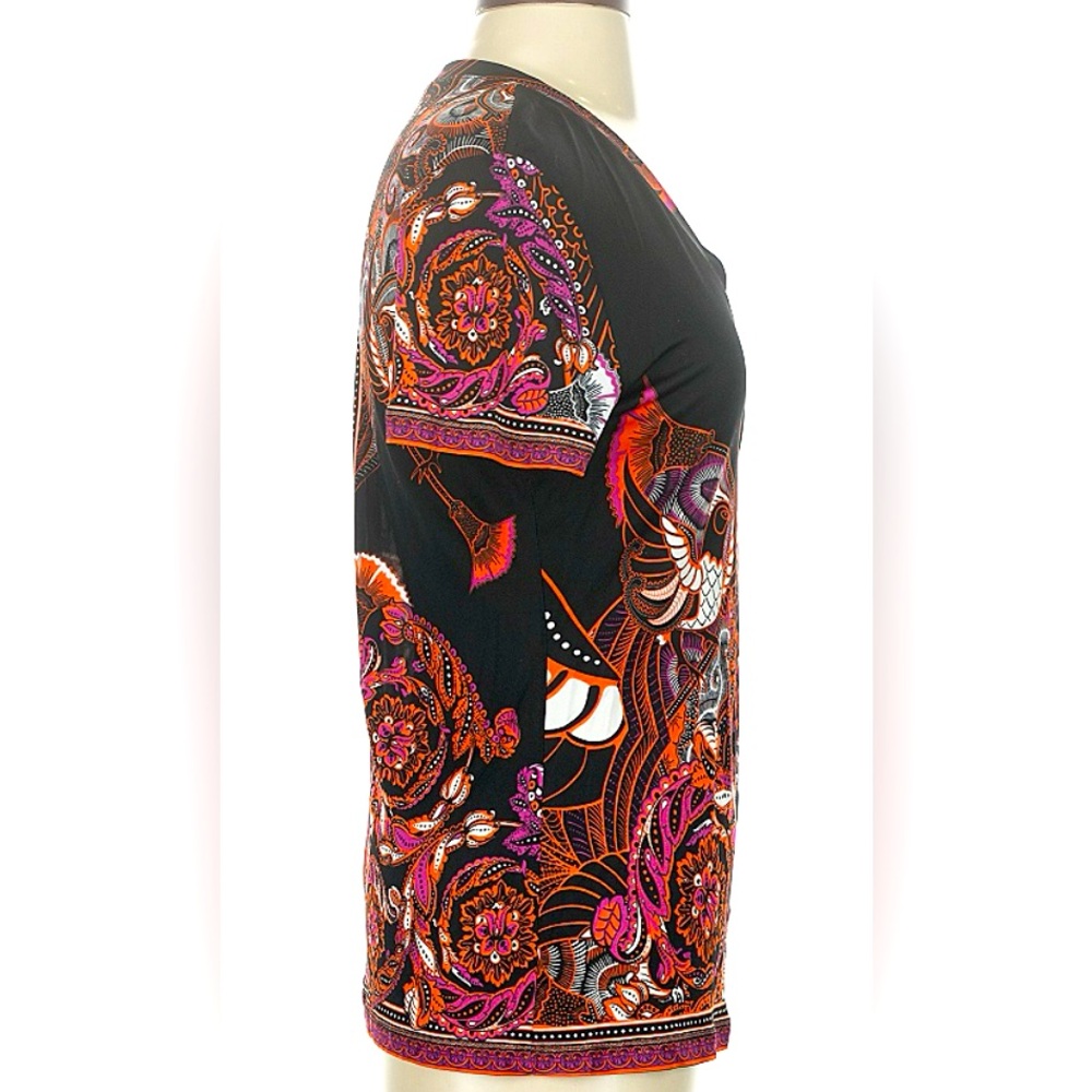 Versace Multi-color Patterned Women's Top, Sz 10 IT 46 - Picture 3 of 6